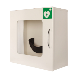 Defibrillator ResQ-Care AED Zubehör Wandschrank, weiß